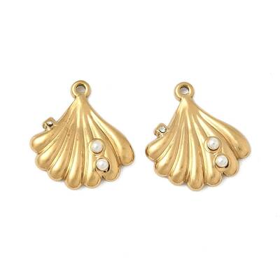 304 Stainless Steel Rhinestone Charms