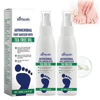 Tea Tree Oil Foot Spray - 3.38oz Plantar Moisturizing Deodorant for Odor Control & Dry Feet Care, Natural Foot Sanitizer with...
