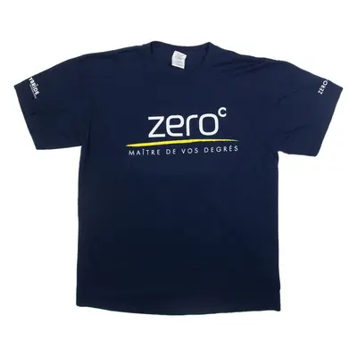 GILDAN Zero C Mens T-Shirt Blue M
