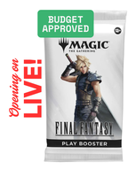 Magic: The Gathering Final Fantasy Play Booster Pack - Budget Approved 13+ - Includes 14 Cards with Rare & Foil Cards - Live ...