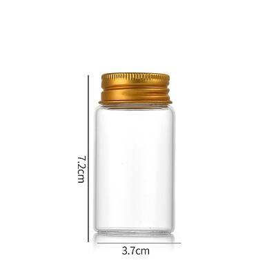 Clear Glass Bottles Bead Containers