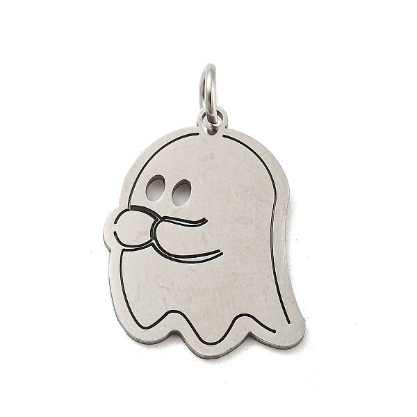 Non-Tarnish Halloween Laser Cut 304 Stainless Steel Pendant