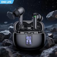 ONE LIFE In-Ear Bluetooth 5.3 Earbuds Noise Cancelling TWS Earbuds  Long Battery Life, Waterproof, HiFi Sound