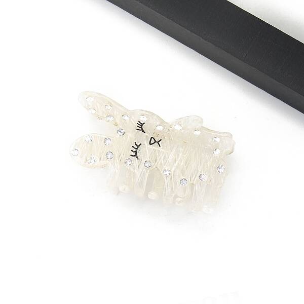 Rabbit Cellulose Acetate Claw Hair Clips