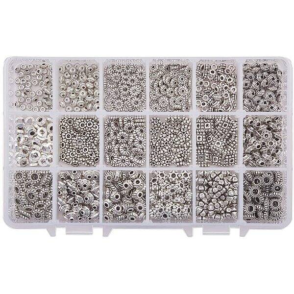 Tibetan Style Alloy Spacer Beads