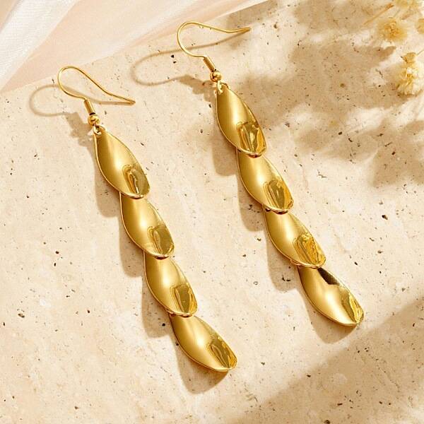 304 Stainless Steel Dangle Earrings