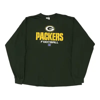 Green Bay Packers Nfl Team Apparel NFL Long Sleeve T-Shirt - 2XL Green Cotton