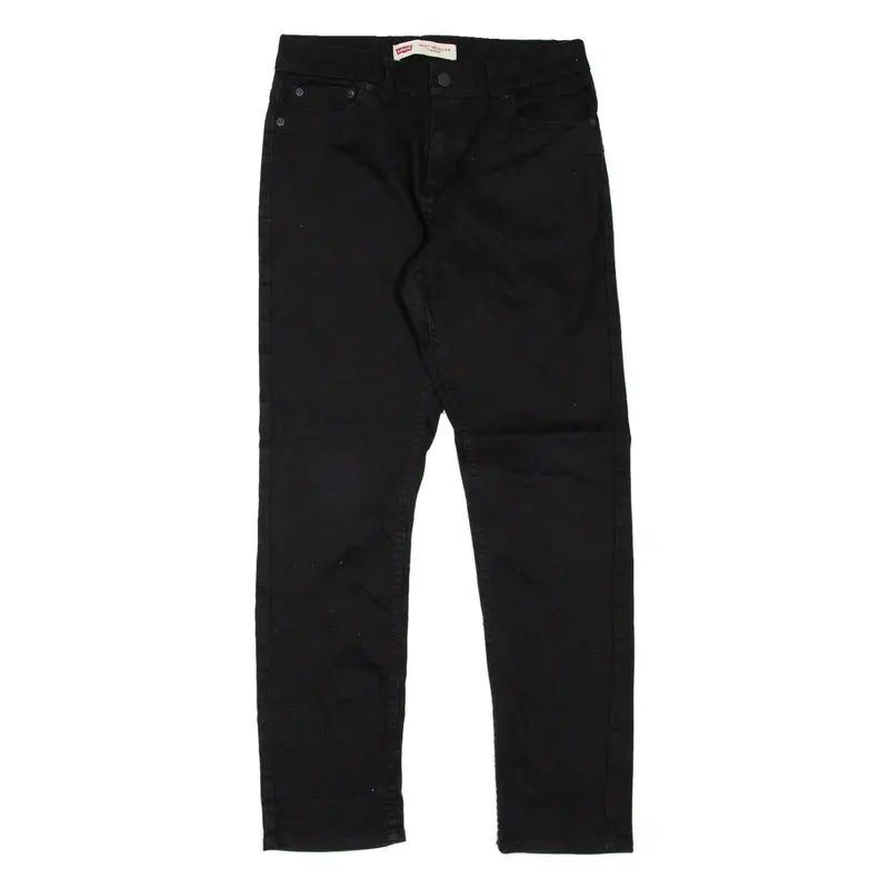 LEVI'S 502 Jeans Boys Black Regular Tapered W29 L29