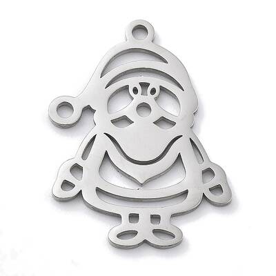 Christmas Theme Anti-Tarnish 304 Stainless Steel Pendants