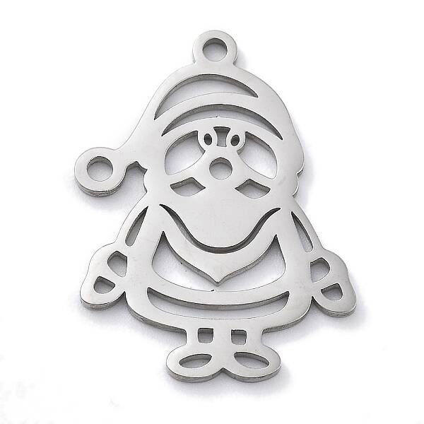 Christmas Theme Anti-Tarnish 304 Stainless Steel Pendants