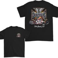 2000s West Coast Choppers 2 Sided T-Shirt, Long Beach CA Motorcycle T-shirt, Casual Women's Shirt, Men Clothing, Unisex Cotto...
