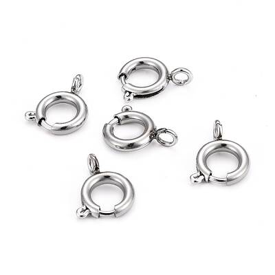 Non-Tarnish 304 Stainless Steel Spring Ring Clasps