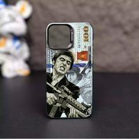 (springtok) Tony Montana Aesthetic Pattern Casing For iphone 16 15 14 13 12 11 X XS SE23 PRO MAX SAMSUNG GALAXY S22 S23 S24 F...