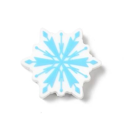 Christmas Theme Silicone Focal Beads