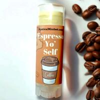 Organic Coffee Infused Lip Balm - Natural Ingredients - Shea Butter - Beeswax - Espresso Yo' Self Comfort Scent, Daily Skinca...