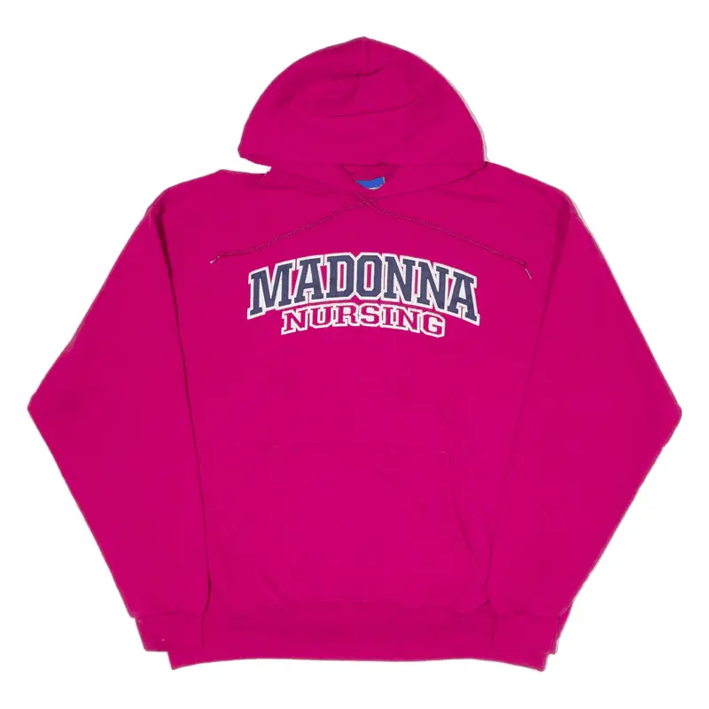 CHAMPION Madonna Nursing Hoodie Pink Pullover Womens XL