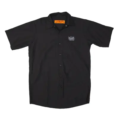 RED KAP Lake Tahoe Worker Shirt Black Short Sleeve Mens M