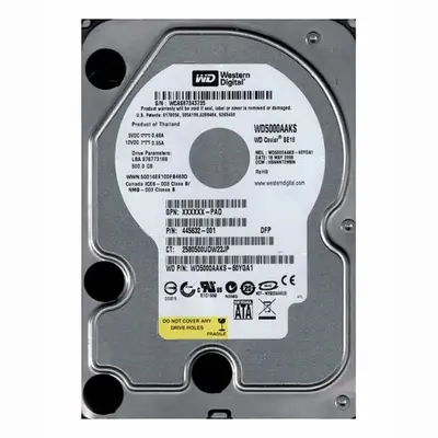 445632-001 HP 500GB 3Gb/s SATA 7200 3.5-inch 16MB Hard Drive