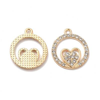 Alloy Rhinestone Pendants