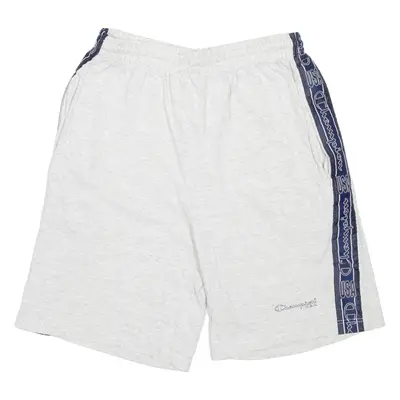 CHAMPION Mens Sports Shorts Grey L W26