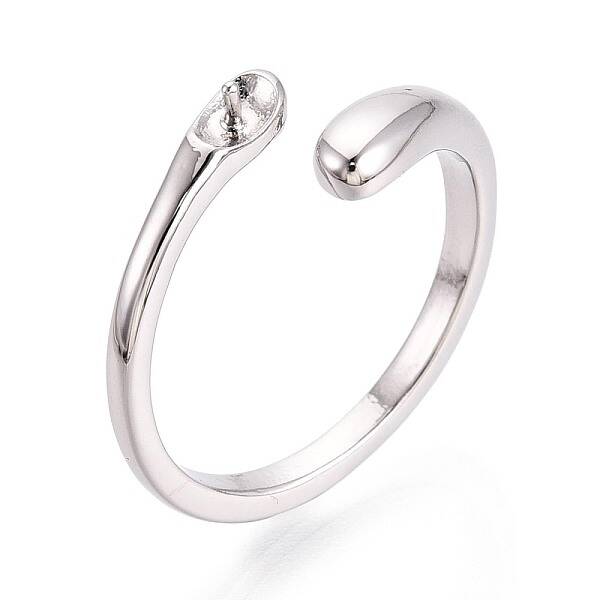 Brass Cup Peg Ring Settings