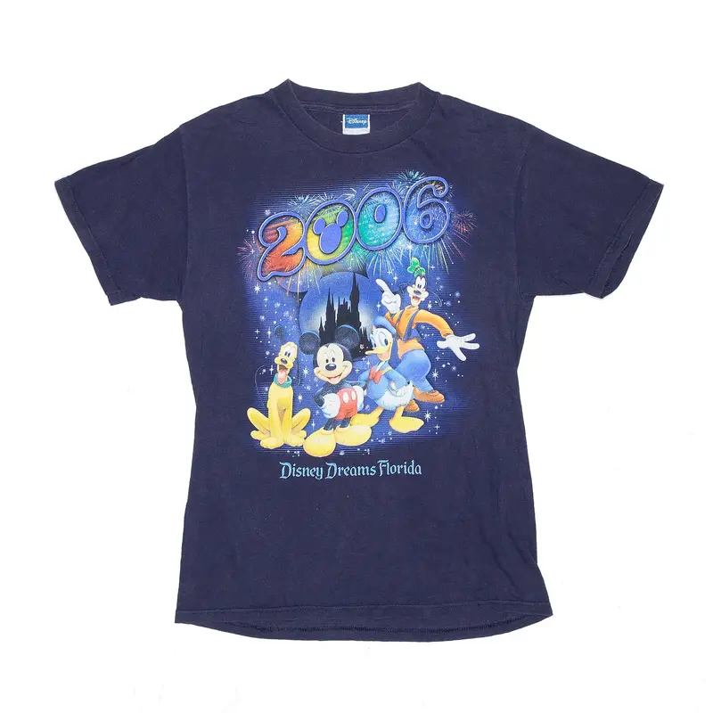 DISNEY Disney Dreams Florida 2006 Blue Short Sleeve T-Shirt Mens S