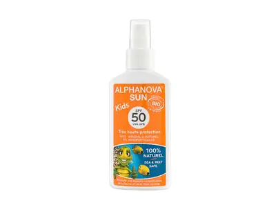 Alphanova Sun Kids Spray Solaire SPF50+ BIO 125 g