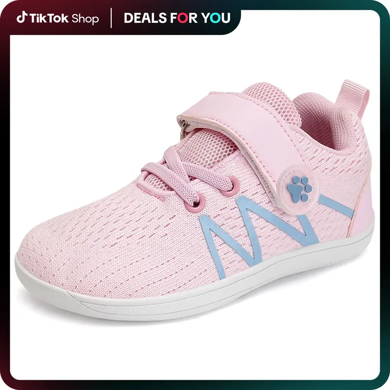 WateLves Toddler Little Kid Wide Barefoot Shoes Boys Girls Minimalist Sneakers Breathable Lightweight Walking Shoes Fit Natur...