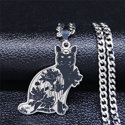 304 Stainless Steel Enamel Pendant Necklaces