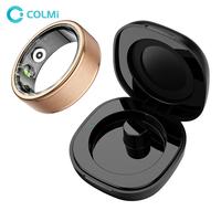 ColMi R03 Smart Ring, 1 Count IP68 Waterproof Smart Ring with Charging Compartment, Durable Stainless Steel Ring for Couple, ...
