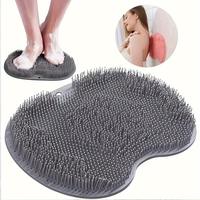 Silicone Foot Scrubber, 1 Count Non-slip Shower Foot Scrubber with Suction Cup, Foot Massager, Bathing Exfoliating Tool for H...