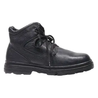 CLAUDIO CONTI Lace-Up Boots Black Leather Mens UK 9