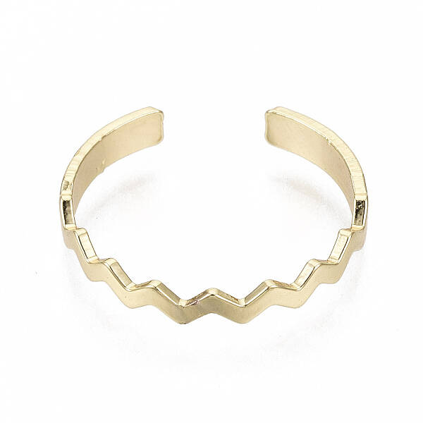 Brass Cuff Finger Rings