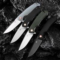 J146-RIDGE, D2 Blade with G10/Micarta Handle EDC Folding Pocket Knife