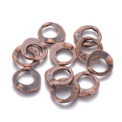 Tibetan Style Irregular Ring Bead Frames