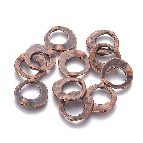 Tibetan Style Irregular Ring Bead Frames