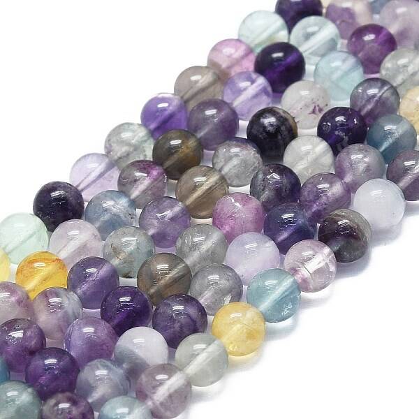 Natural Fluorite Beads Strands