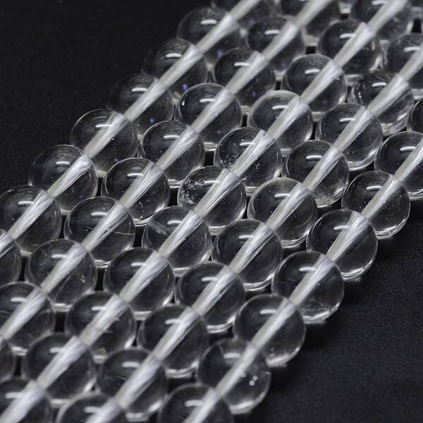 Natural Quartz Crystal Beads Strands