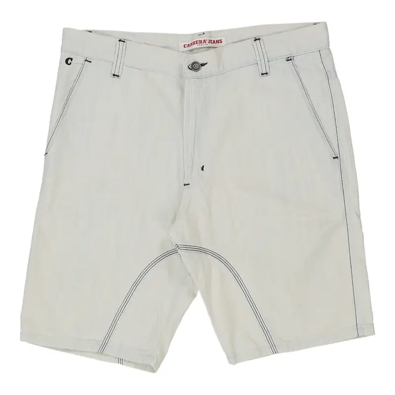 Carrera Shorts - 36W 10L White Cotton