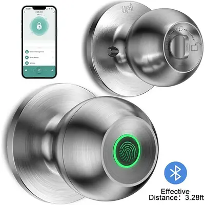 Smart Door Lock for Summer, Smart Lock with Anti-theft Function, Auto-lock Fingerprint Door Lock, Durable Fingerprint Door H...