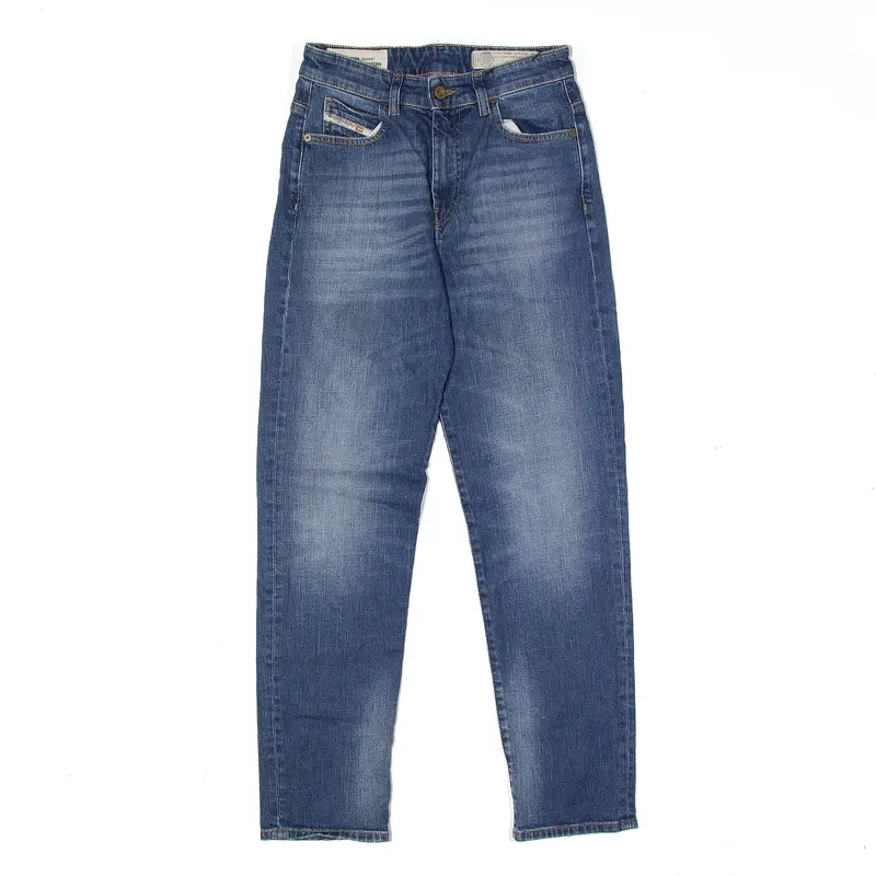 DIESEL D-EISELLE Jeans Blue Denim Regular Straight Stone Wash Womens W27 L27