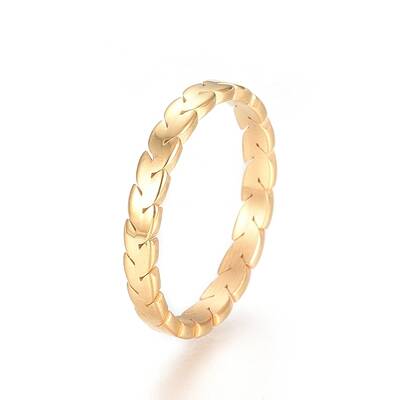 Ion Plating(IP) 304 Stainless Steel Finger Rings