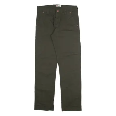 DICKIES Carpenter Womens Trousers Grey Relaxed Straight W30 L32