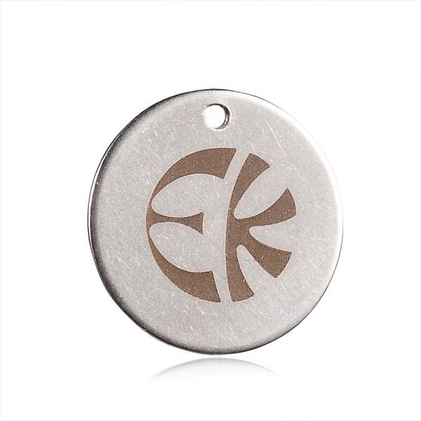 Non-Tarnish Spray Painted 201 Stainless Steel Pendants