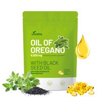 Oil of Oregano 300 Capsules with Black Seed Oil | Natural Antioxidants for Fitness | Nutritional Support | Highly Effective B...