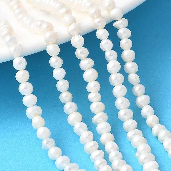 Natural Cultured Freshwater Pearl Beads Strands