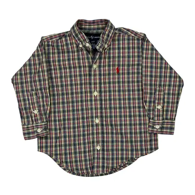 Age 2 Ralph Lauren Checked Shirt - XS Multicoloured Cotton