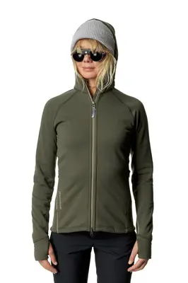 W's Power Houdi | Color: willow green | Size: XS