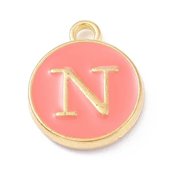 Golden Plated Alloy Enamel Charms