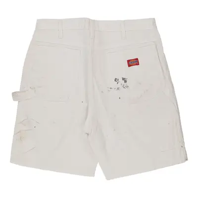 Dickies Carpenter Shorts - 33W 8L White Cotton